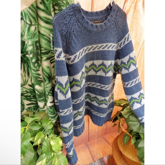 Vintage Abercrombie funky retro oversized sweater 🦋 - Picture 4 of 8